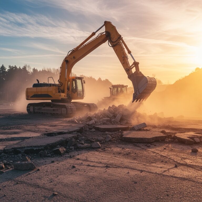 Abtransport Bauschutt